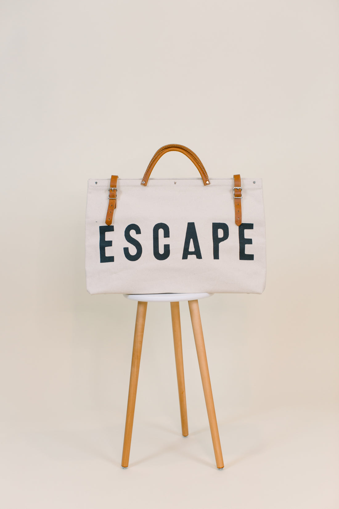 Natural Canvas Weekender Bag