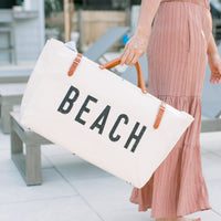 Natural Canvas Weekender Bag