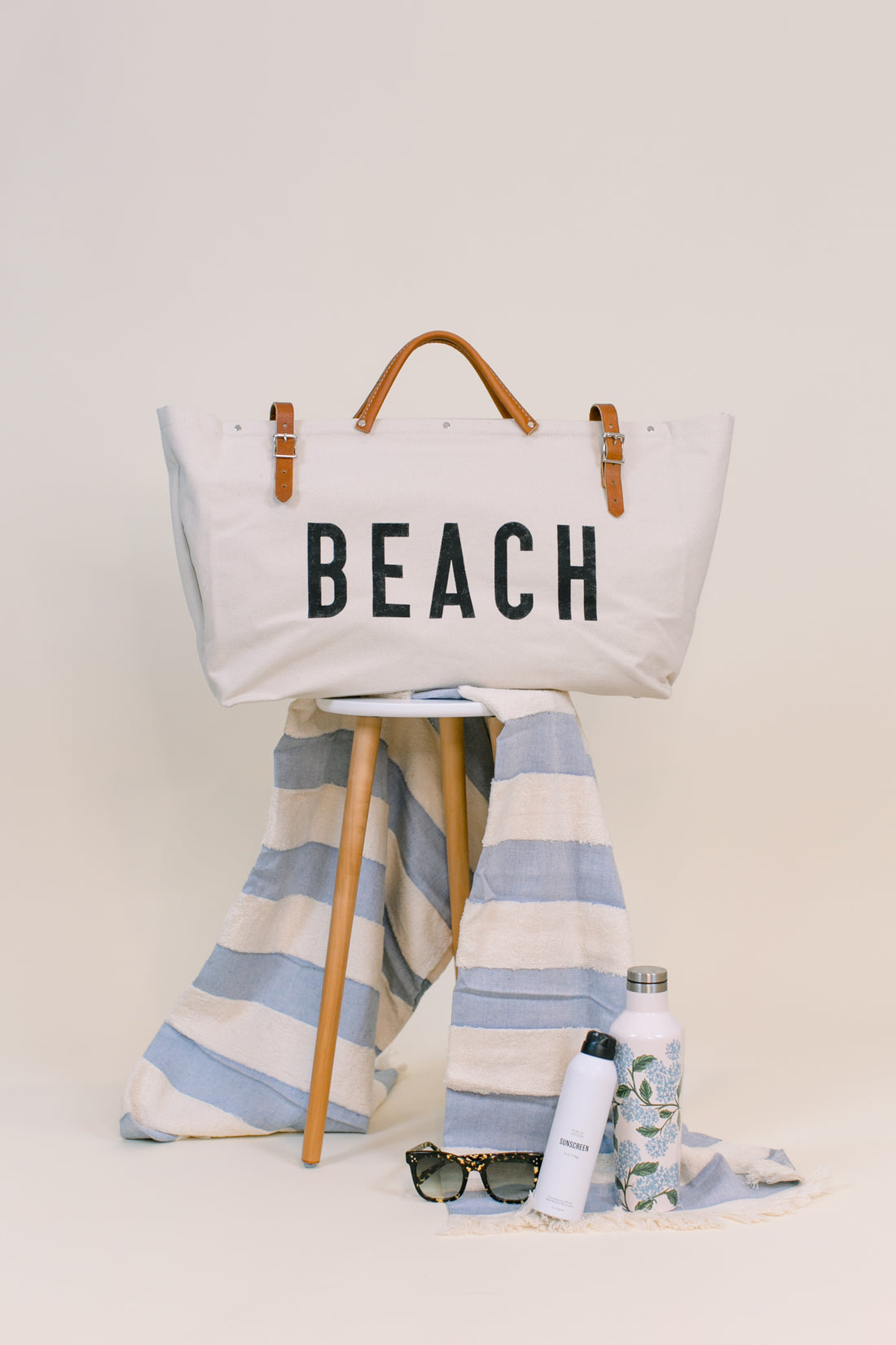 Natural Canvas Weekender Bag