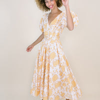 Zuri Puff Sleeve Belted Dress