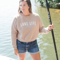 LAKE LIFE Cropped Sweatshirt