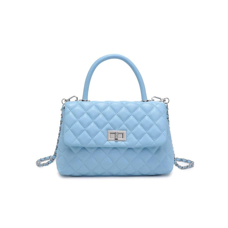 Claire Top Handle Crossbody Blue