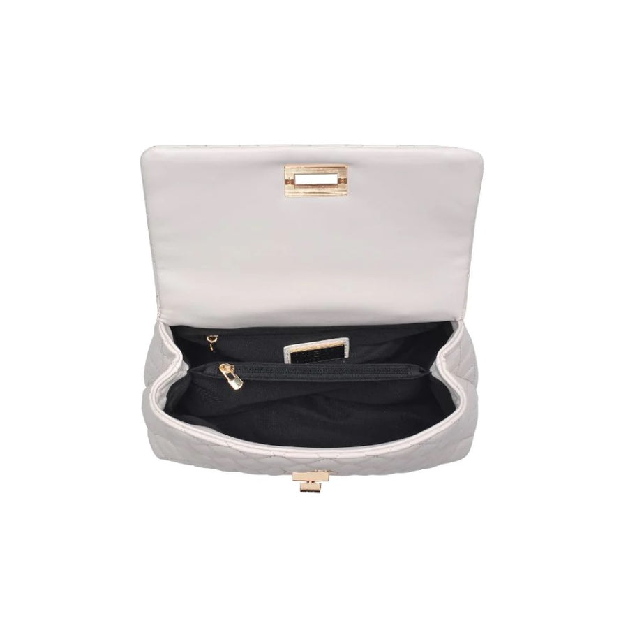 Claire Top Handle Crossbody White