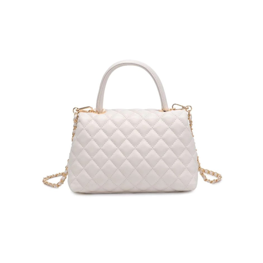 Claire Top Handle Crossbody White