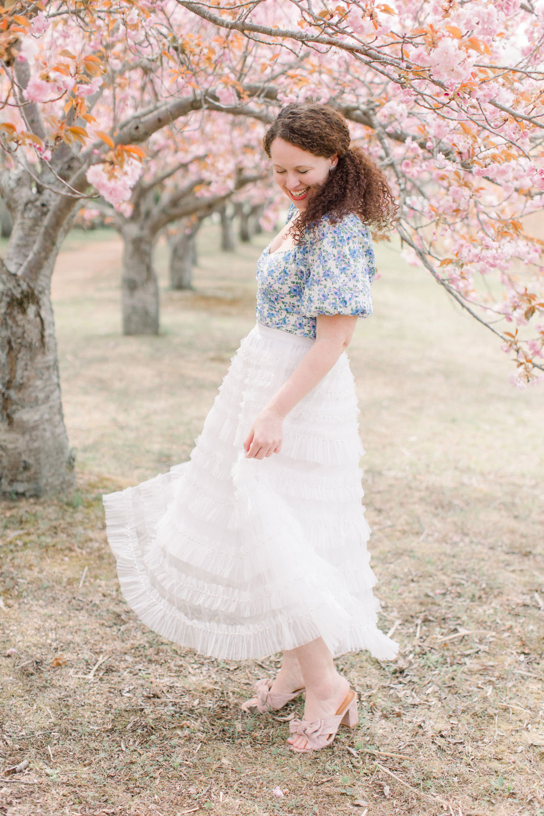 Coco White Pearl Skirt