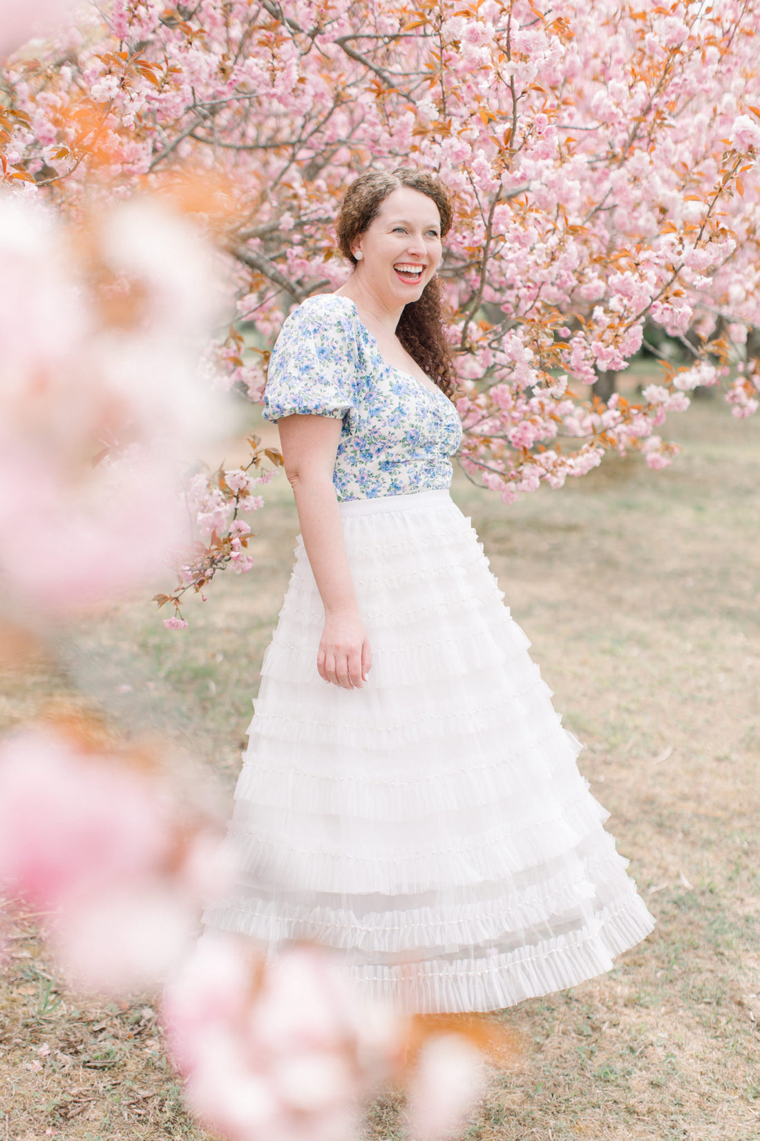 Coco White Pearl Skirt