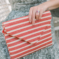 St. Tropez Red Clutch