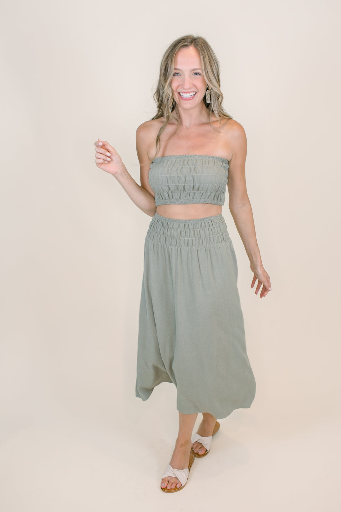 Alani Two-Piece Set in Olive