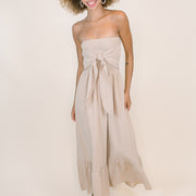 Amelia Bow Maxi in Khaki