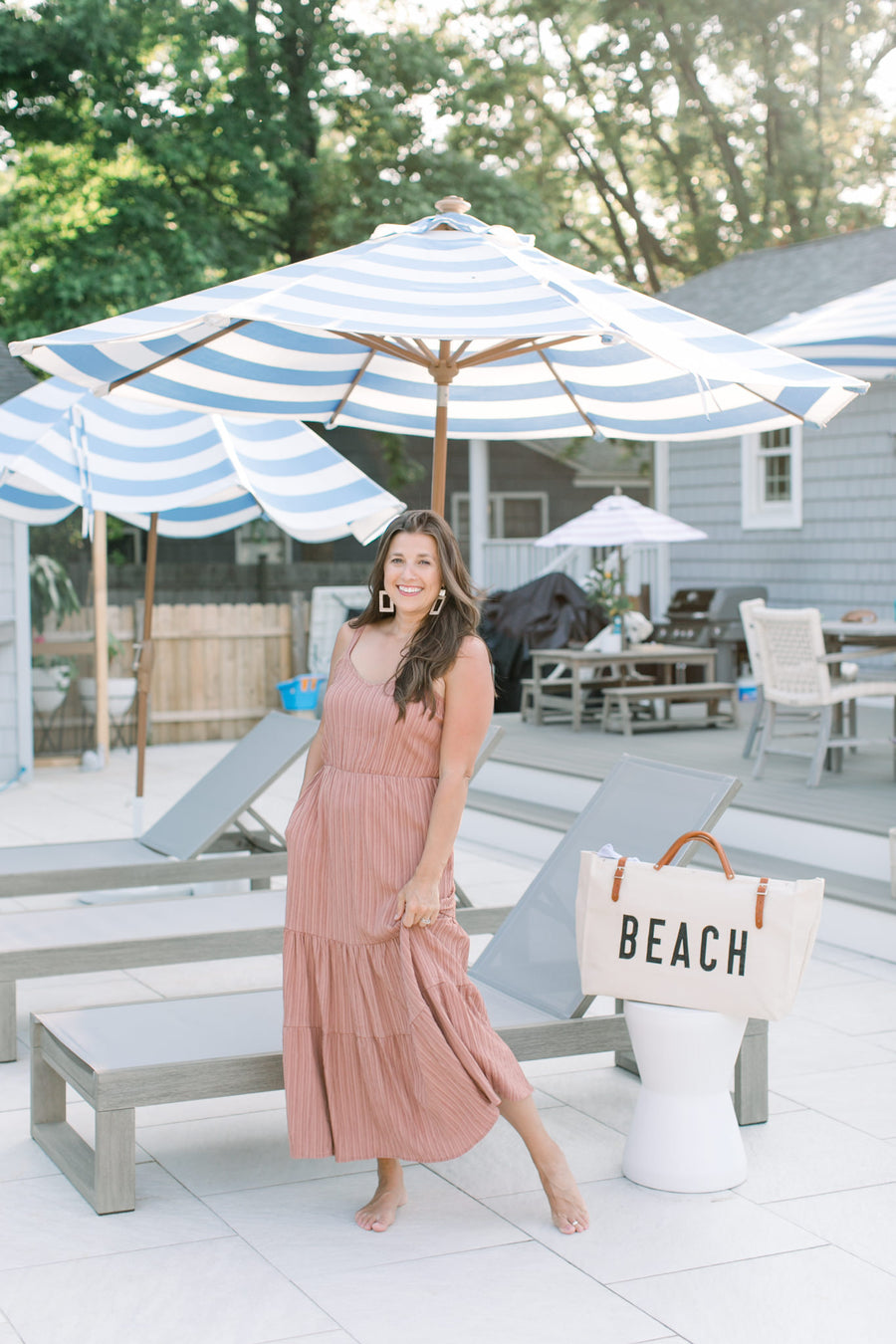 Cami Textured Maxi in Almond