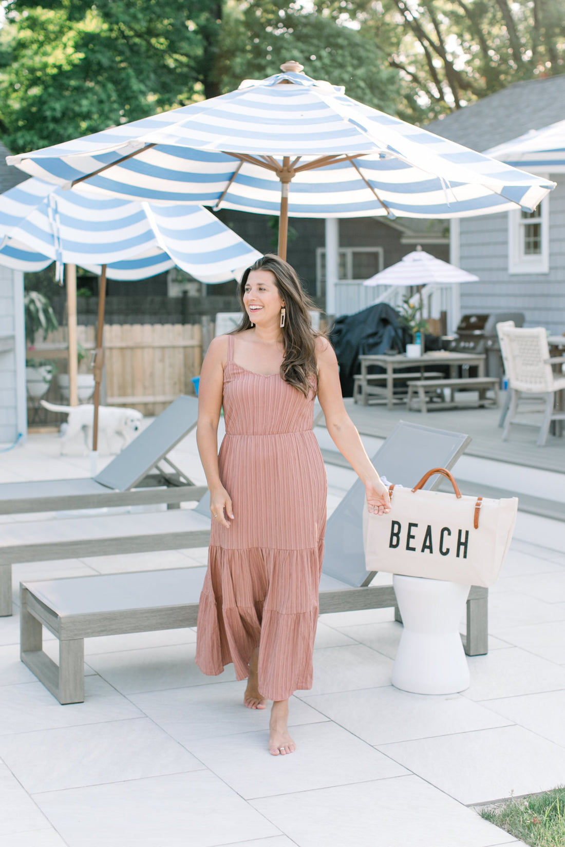 Cami Textured Maxi in Almond