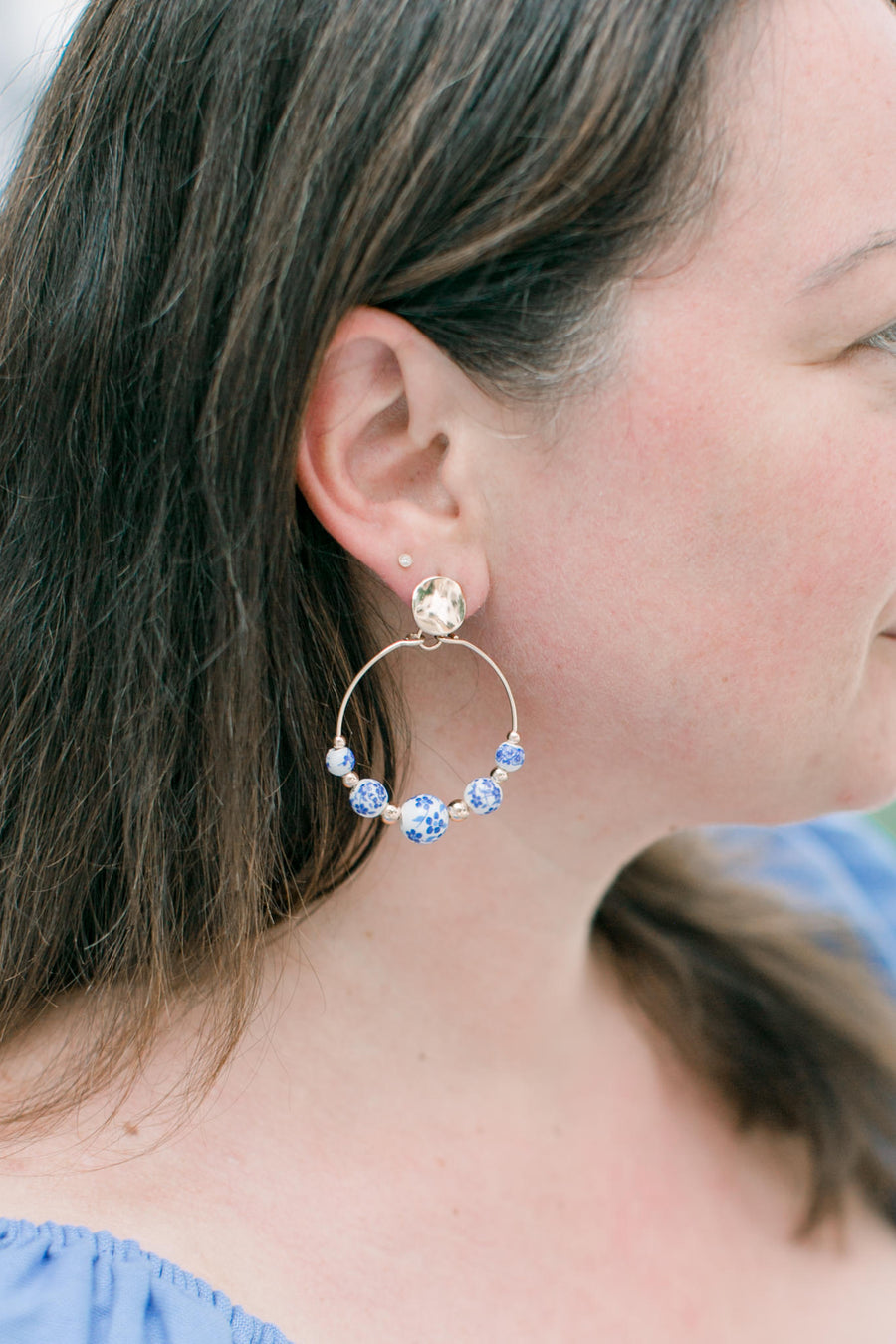 Chinoiserie Circle Earrings