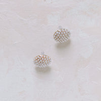 Bella Pearl Circle Earrings