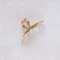 Small Gold Metal Hair Claw