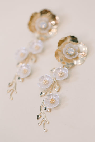 Elisabeth Gold Drop Earrings