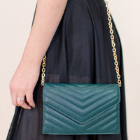 Kinsley Envelope Crossbody Hunter Green