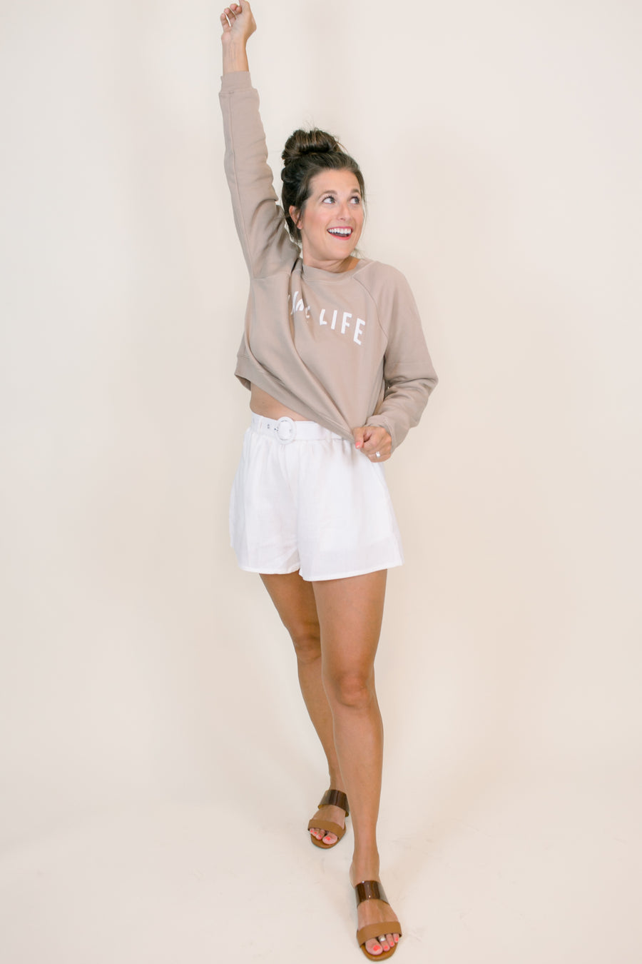 LAKE LIFE Cropped Sweatshirt