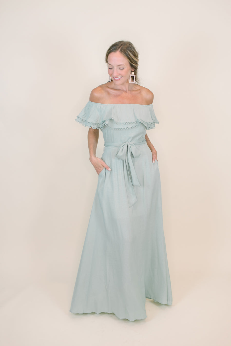 Meadows Maxi Dress Sage