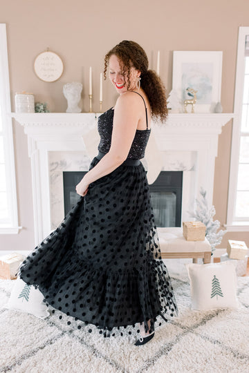 Reagan Tulle Polka Dot Skirt