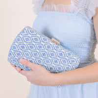 Sevilla Sky Blue Clutch