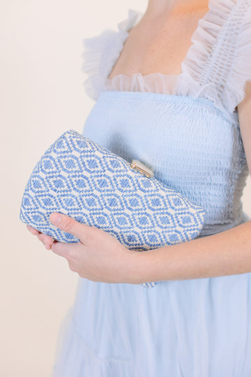 Sevilla Sky Blue Clutch