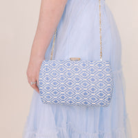 Sevilla Sky Blue Clutch