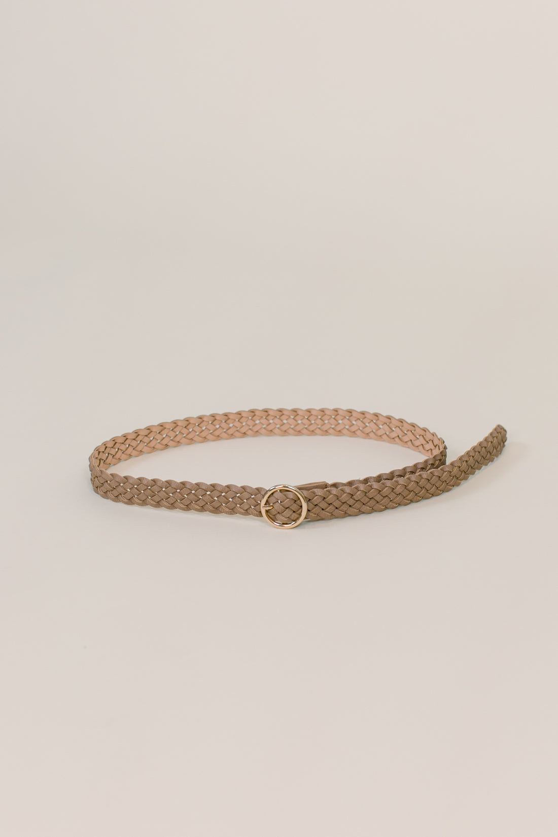 Taupe Woven Belt