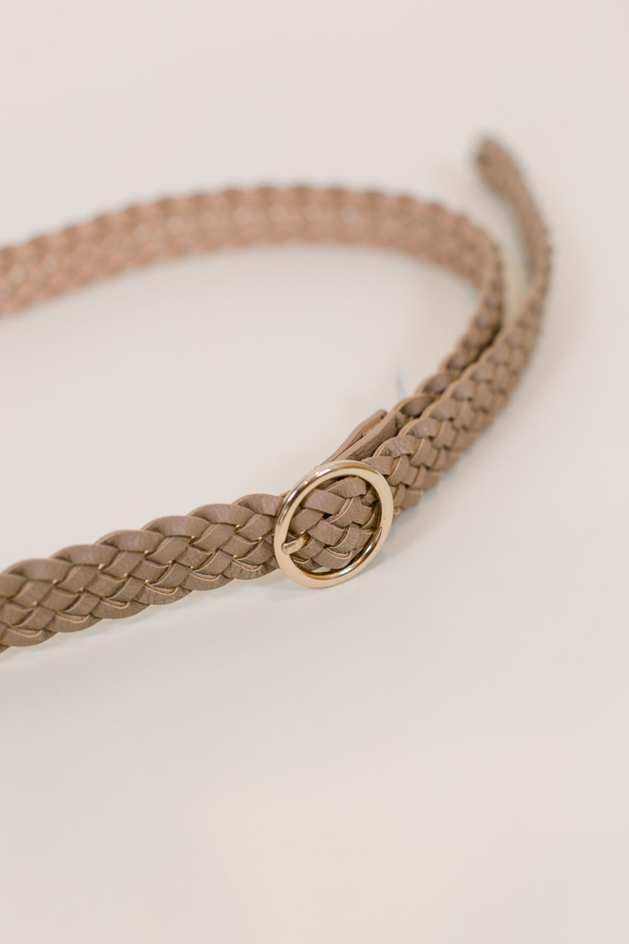 Taupe Woven Belt